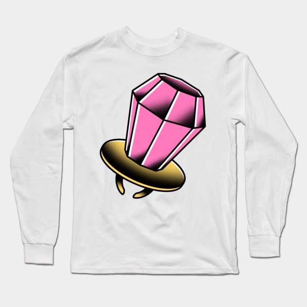 Cutesy Ring Pop Long Sleeve T-Shirt by drawingsbydarcy